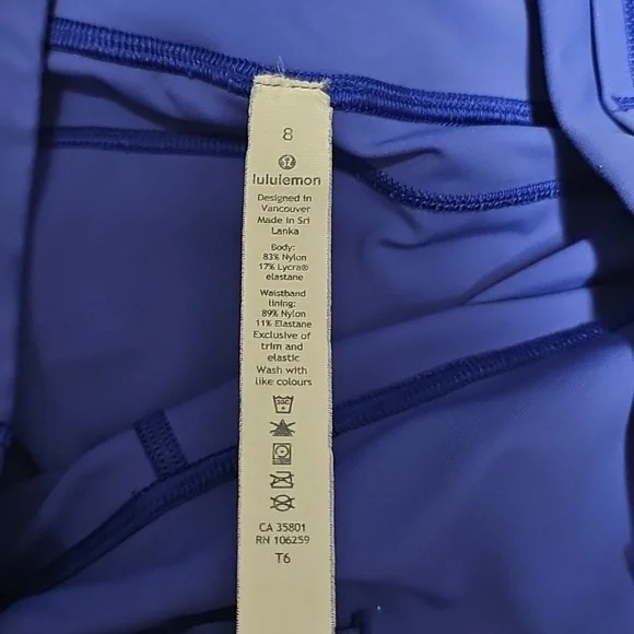 Lululemon Fast & Free Crop II NULUX - 19 In. W6AKHS - Picture 6 of 11